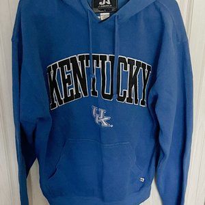 University of Kentucky Wildcats Sweatshirt Hoodie Basketball Size L